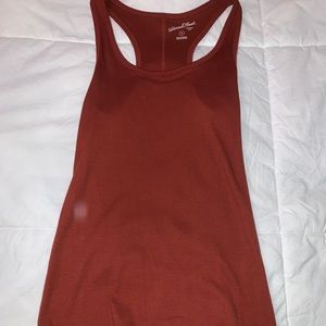 Target Racer Back Burnt Orange Tank
